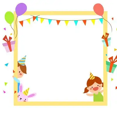 儿童边框儿童节边框卡通边框