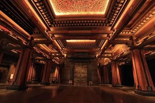 博物馆内的汉室宫殿