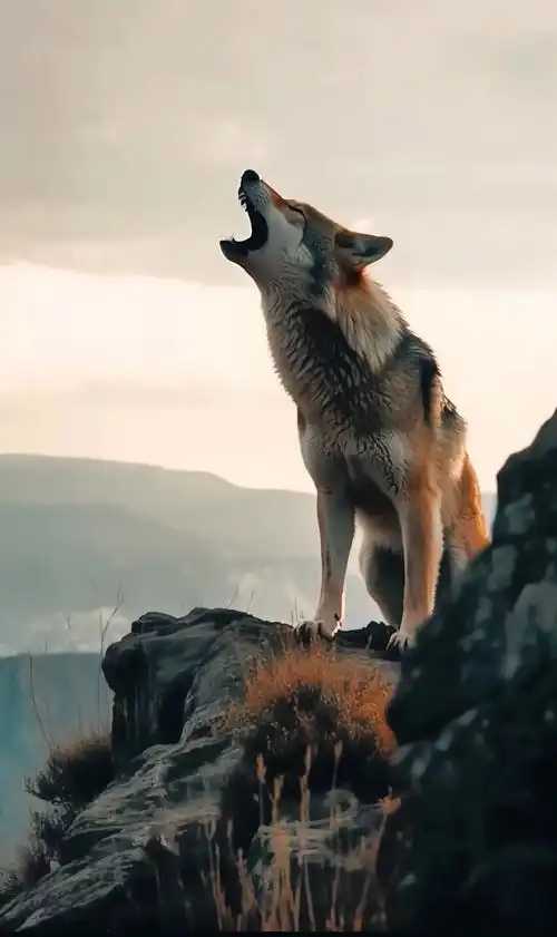 狼若回头不是报恩就是报仇 与狼共存就要像狼一样嚎叫 - 抖音