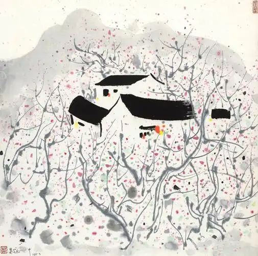 吴冠中作品欣赏