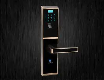 【企业集采】蓝盾指纹密码锁 时尚触屏指纹锁 防盗门 家用指纹锁