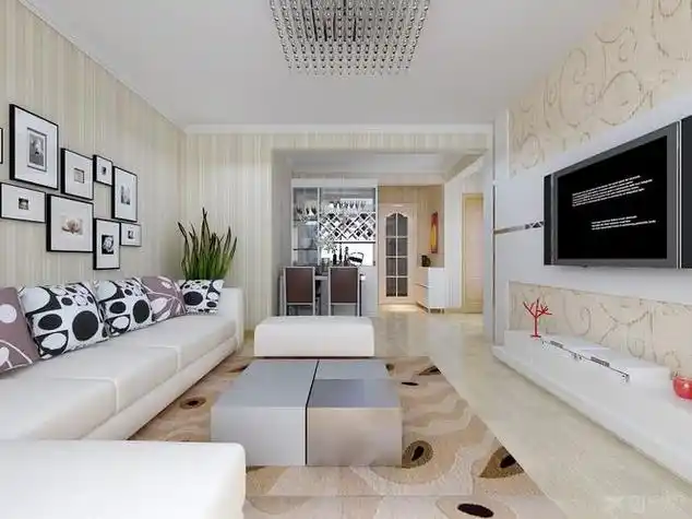 简装修客厅效果图(简装房子客厅效果图片)