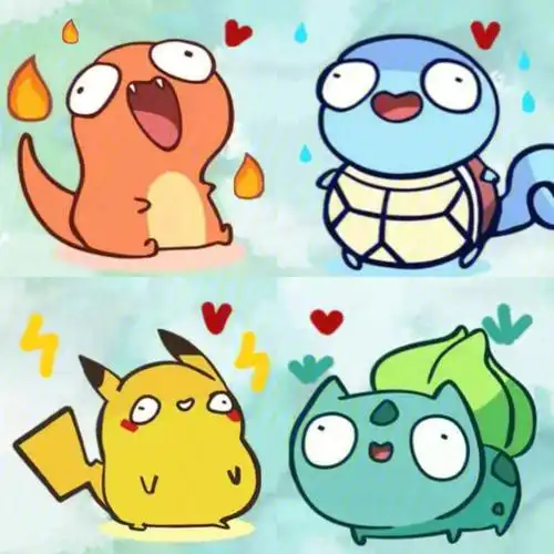 呆瓜四人情头宝可梦