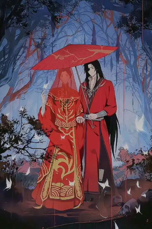 天官赐福花城谢怜双人海报