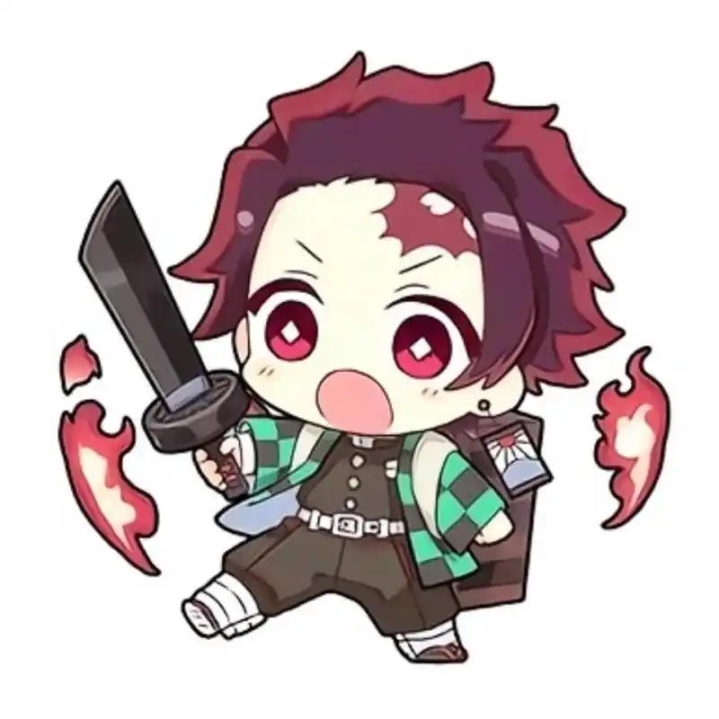 鬼灭之刃q版 可可爱爱 大头脑袋 表情/头像皆93