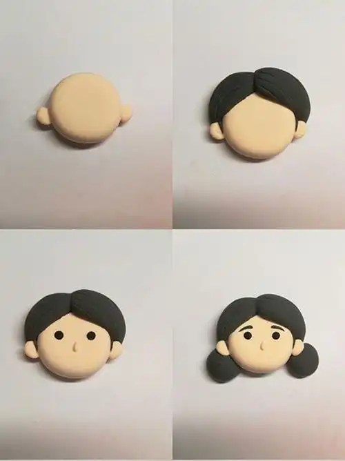 母亲节专题彩泥作品人偶手办之母亲人偶(橡皮泥手工制作步骤) - 有点