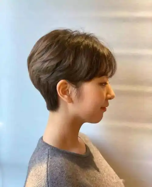 2020流行剃后脖短发