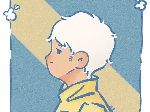 卡通头像侧面照片转真人壹只鸡腿绘画