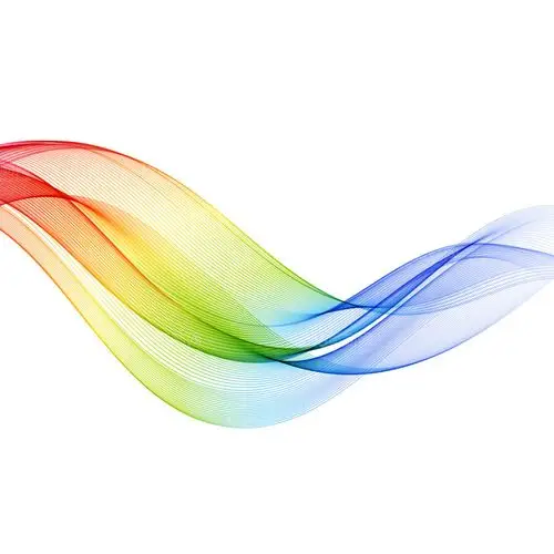 时尚炫彩线条背景设计矢量素材