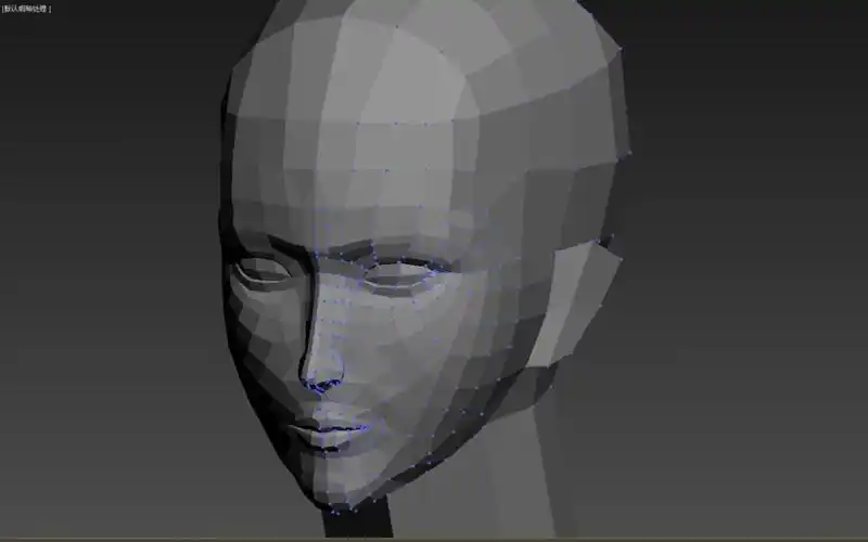 3dmax女性人物角色建模-脸部细化篇