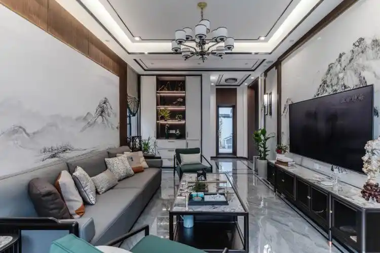 新中式与现代风格巧妙融洽的结合