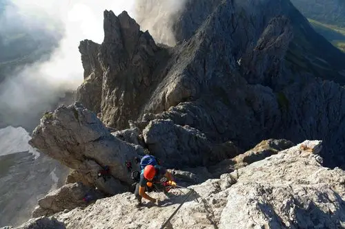 攀登,登山,路线,奥地利