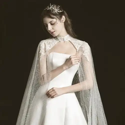 白色抹胸婚纱礼服西式婚礼气质新娘森系超仙梦幻赫本奢华网红拖尾