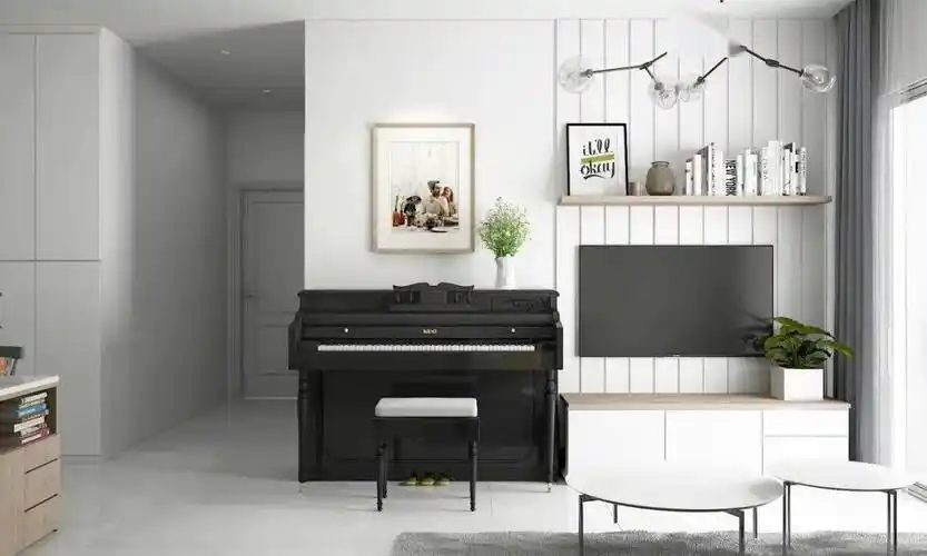 家里摆一架钢琴会怎样这样摆放堪称完美