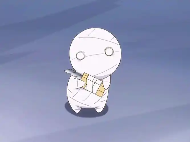 动漫#这么可爱的小木乃伊,真想养一个!