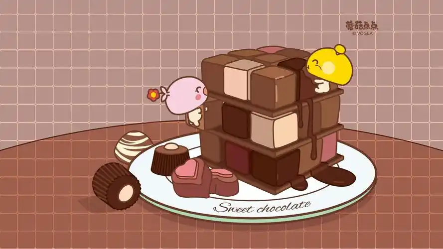 蘑菇点点可爱卡通图片桌面壁纸高清大图预览1920x1080_卡通动漫下载