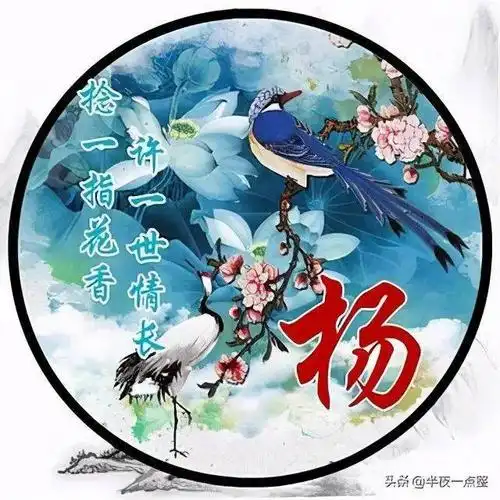 【每日一姓】百家姓,姓氏头像之杨