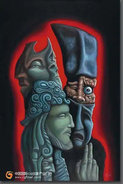 另类艺术家pooch创意鬼怪插画作品@cci中国动漫插画