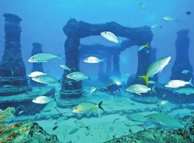 海口演丰镇海底村庄——神秘的"海底龙宫"真的存在?