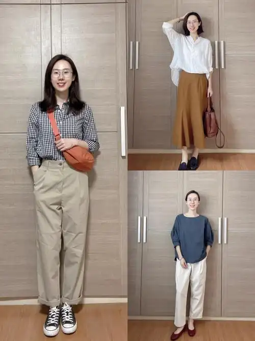无印良品穿搭12套春夏衬衫罩衫搭配合集