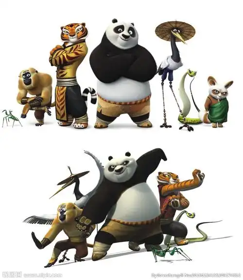 功夫熊猫设计图__动漫人物_动漫动画_设计图库_昵图网nipic.com