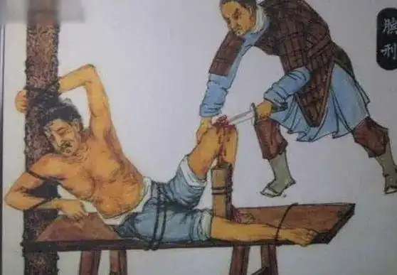 砍去受刑人手或足的重刑.始于西周,九刑之一.砍足曰剕,砍手曰刖.