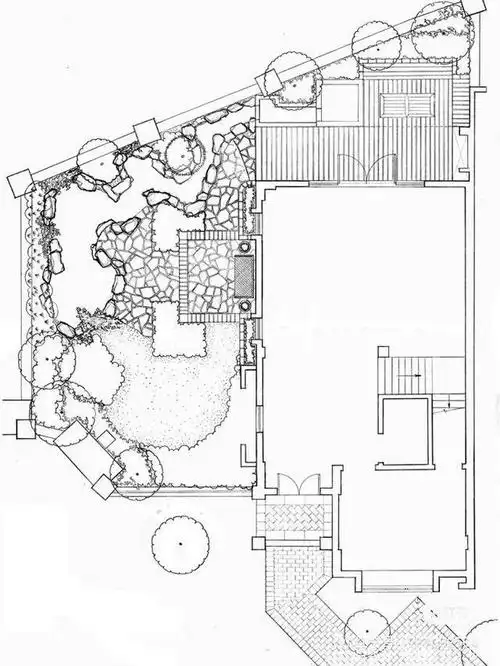 庭院平面布局图