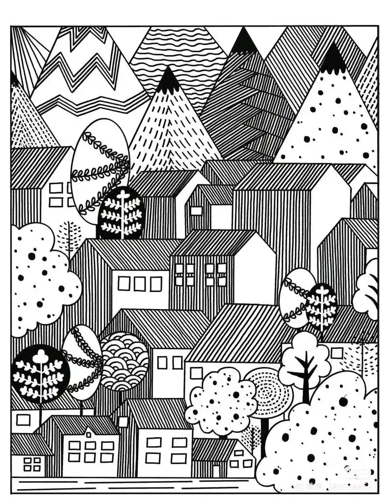 线描画练习素材来啦!快艾特你的好朋友来学习吧#零基础学画画  - 抖音