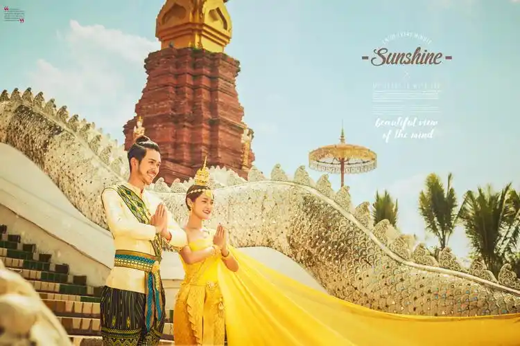 西双版纳全球婚纱摄影 柔情傣乡