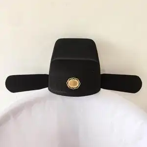 古代官帽乌纱帽汉服明朝官帽儿童状元帽演出帽成人宫廷古装县官帽