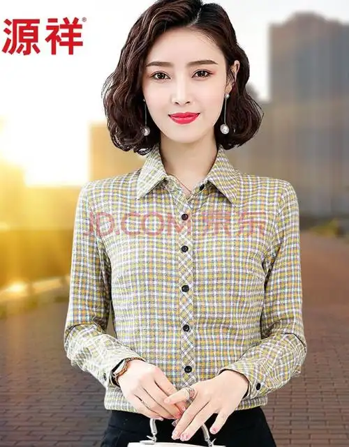 高档衬衫女加绒磨毛格子女长袖2020新款加绒加厚保暖上衣秋冬打底衬衣