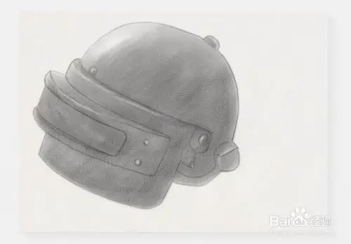 绝地求生三级头盔怎么画,吃鸡三级头盔画法