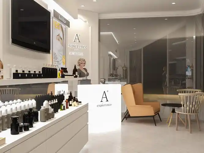 护肤品专卖店设计