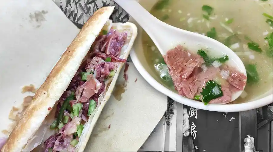 不起眼的小店,驴肉火烧驴肉汤都是一绝!就连馄饨都是手工的