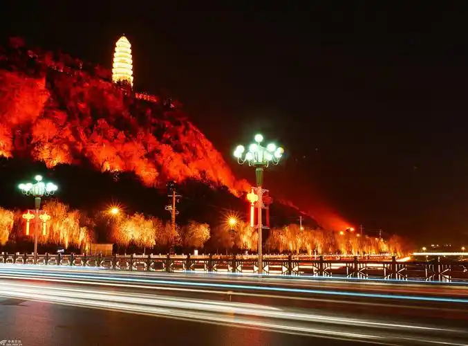 延安夜景