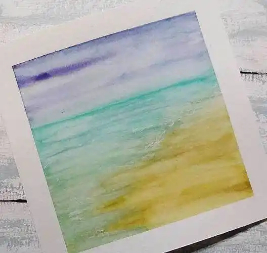 简单的水彩画风景适合新手的水彩风景画