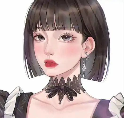 一组超级好看的简约短发女生头像,青春,女神,知性,性感等不同风格