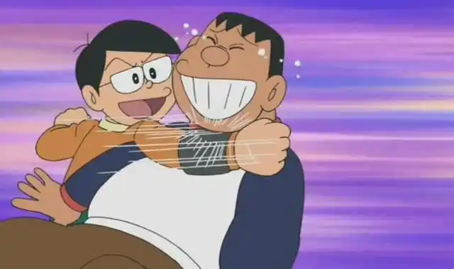 胖虎被大家群殴了,他不仅不生气还说爽