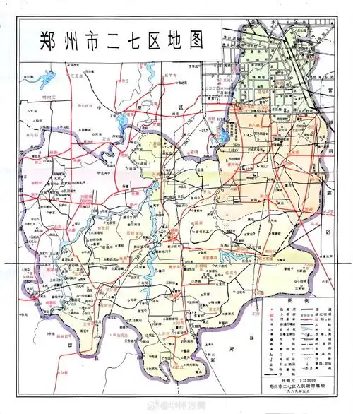 郑州市二七区地图#河南##郑州##地图#郑州