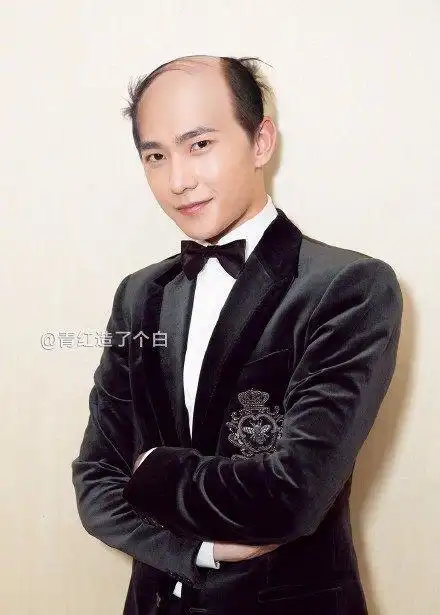 杨洋纵然杨洋精致的五官,也依然抵不了秃头发型的考验