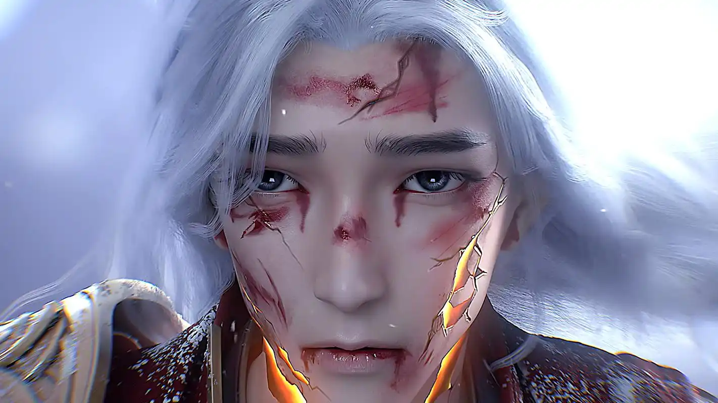 《完美世界》荒天帝石昊壁纸:一身伤如花盛开,一生征战才痛快