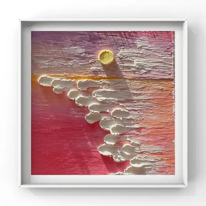 好喜欢!浪漫的日落95[临摹 附过程]还是风景好画…还想继续 - 抖音