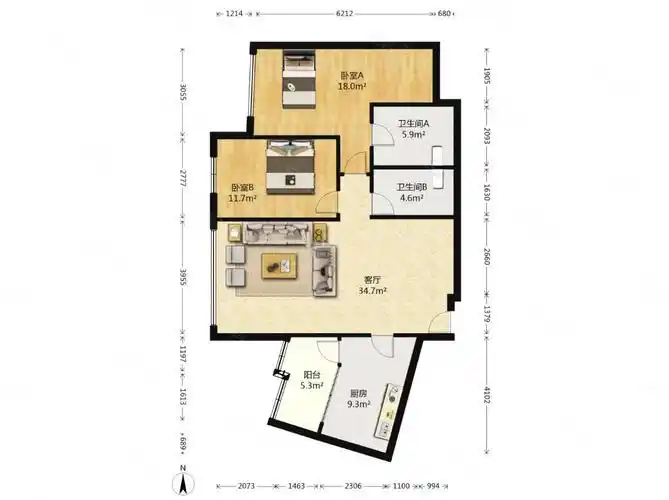 北京房产网>北京二手房>朝阳二手房>朝外大街二手房>新城国际>1043