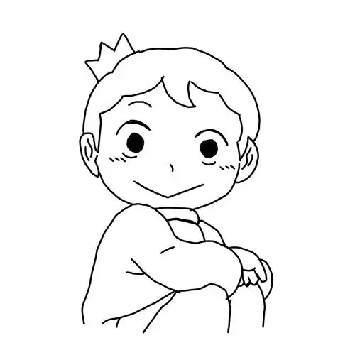 国王排名波吉可爱简笔画