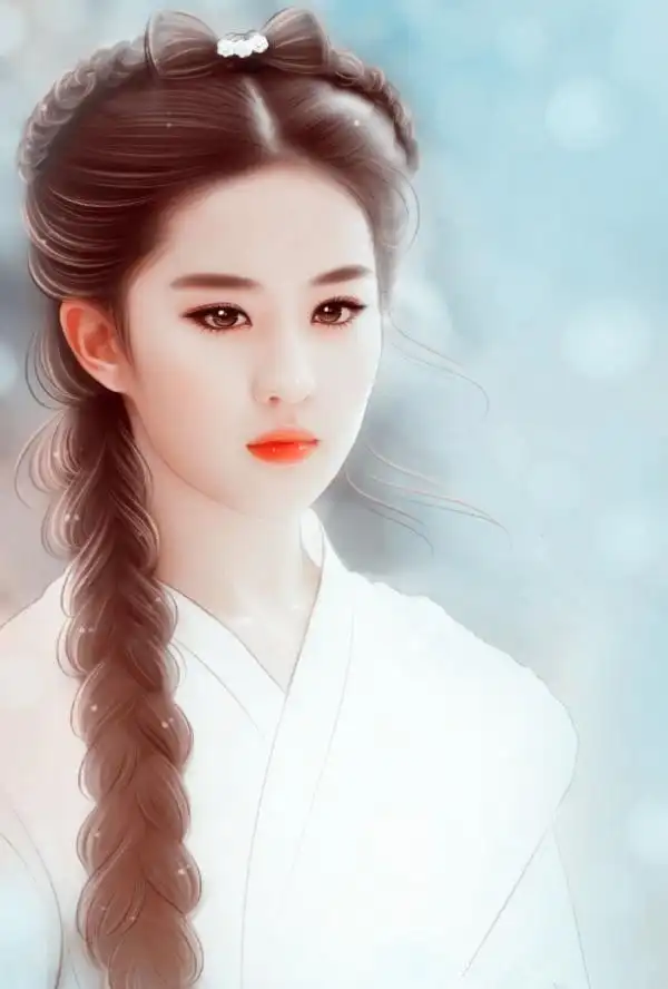 赵丽颖,迪迪热巴,刘亦菲,angelababy女明星手绘头像