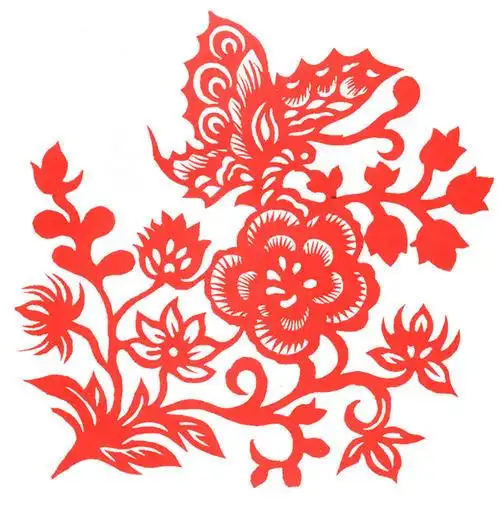 叶子剪纸工作室 民间剪纸样剪纸图案 学剪纸模板 儿童传统剪纸学习