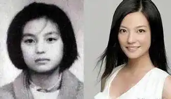 赵薇小时候的照片和现在几乎一模一样,仿佛时间并没有在她的身上留下