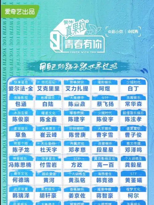 青春有你3 9615大家pick的小哥哥吗?