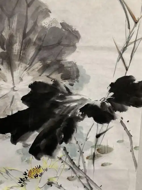 荷花的画法(二)2018级写意花鸟初级2授课老师修东强 2019.6.