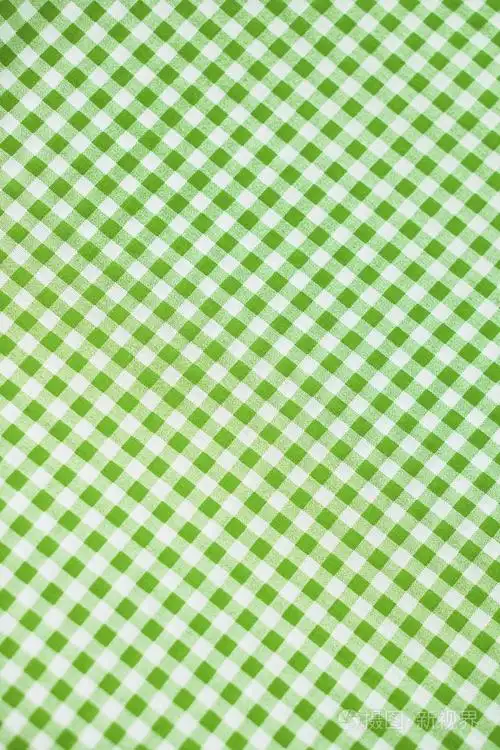 绿色格子花呢面料作为背景